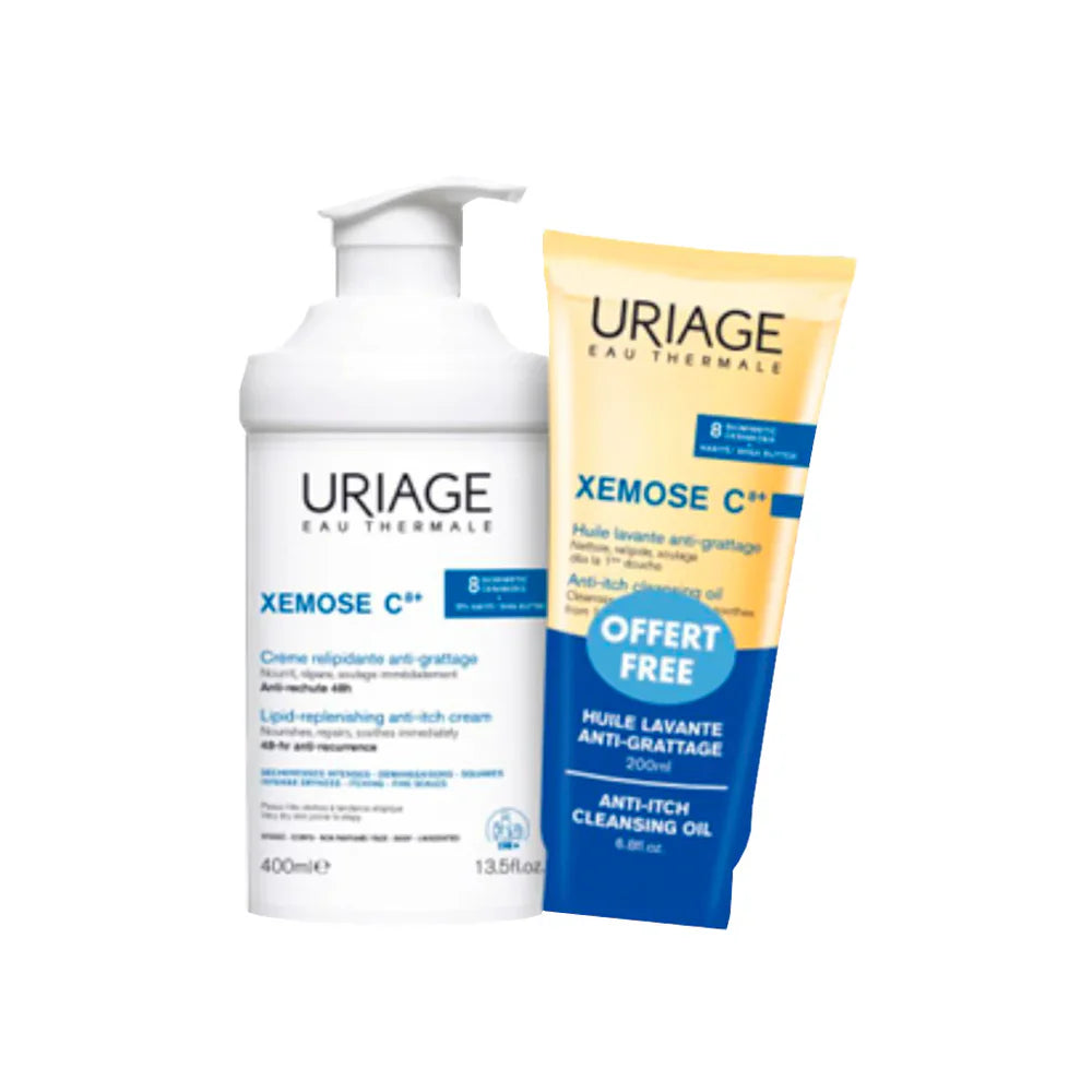 Uriage Xémose Creme Emoliente 400 ML + Oferta Óleo Limpeza 200ML