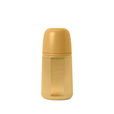 Suavinex Biberão de Silicone Tetina SX Pro Fluxo Médio Mostarda 240ml