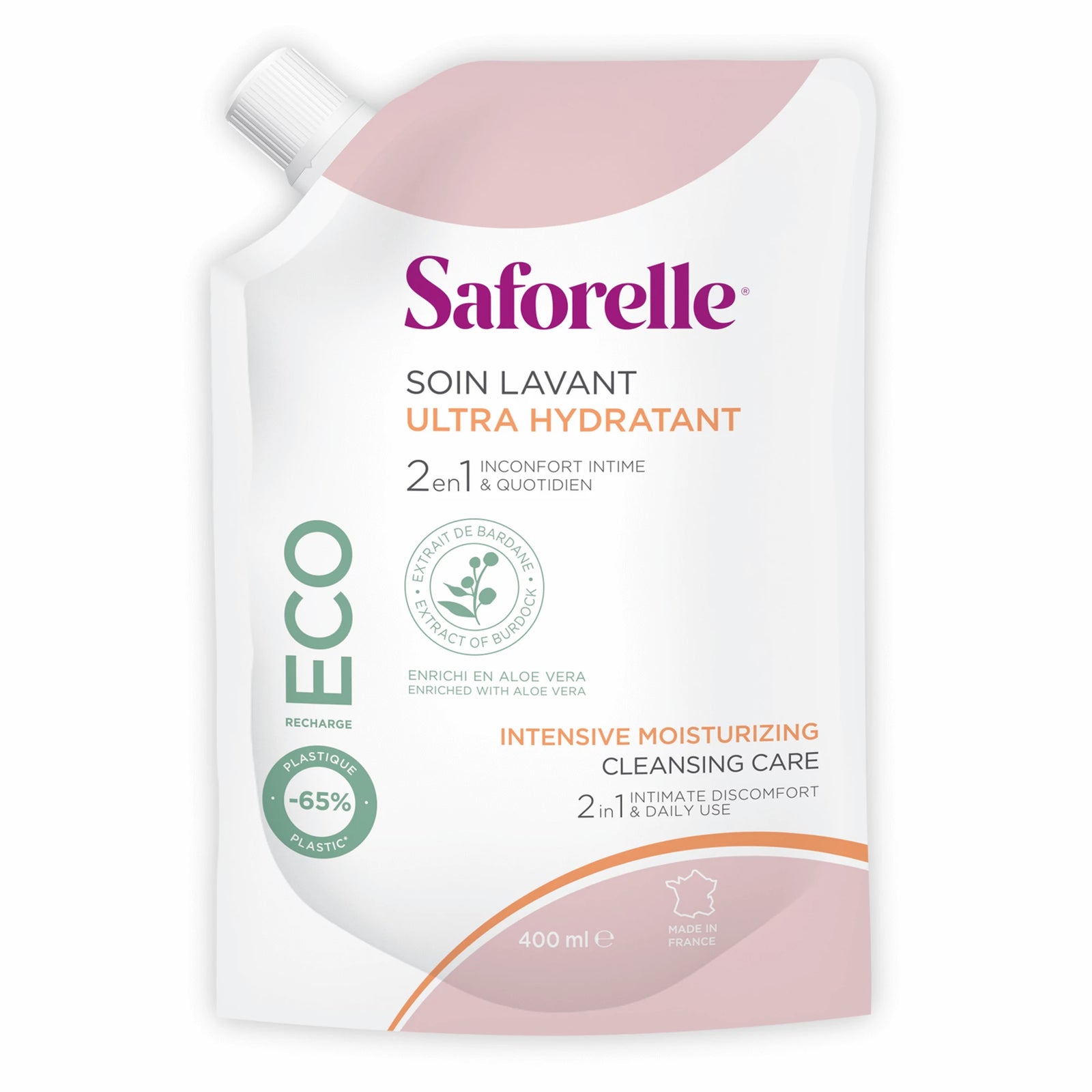 Saforelle Solução de Lavagem ECO Recarga 400ml