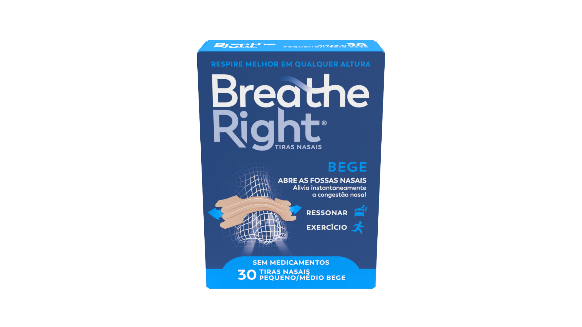 BREATHE RIGHT PENSO NASAL PEQ/MED X30