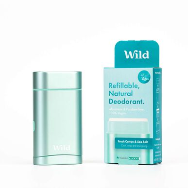 Wild Desodorizante Natural Recarregável Algodão Fresco 40g