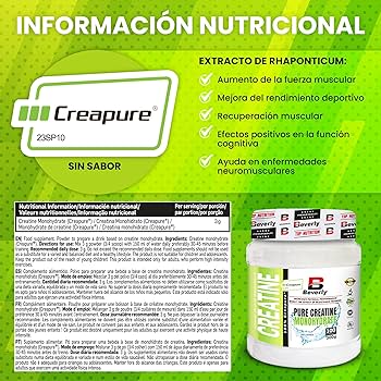 Creatina 100% Creapure | Beverly