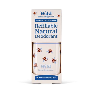 Wild Desodorizante Natural  Caixa + Recarga - Abelhas Mel e Flor 40g