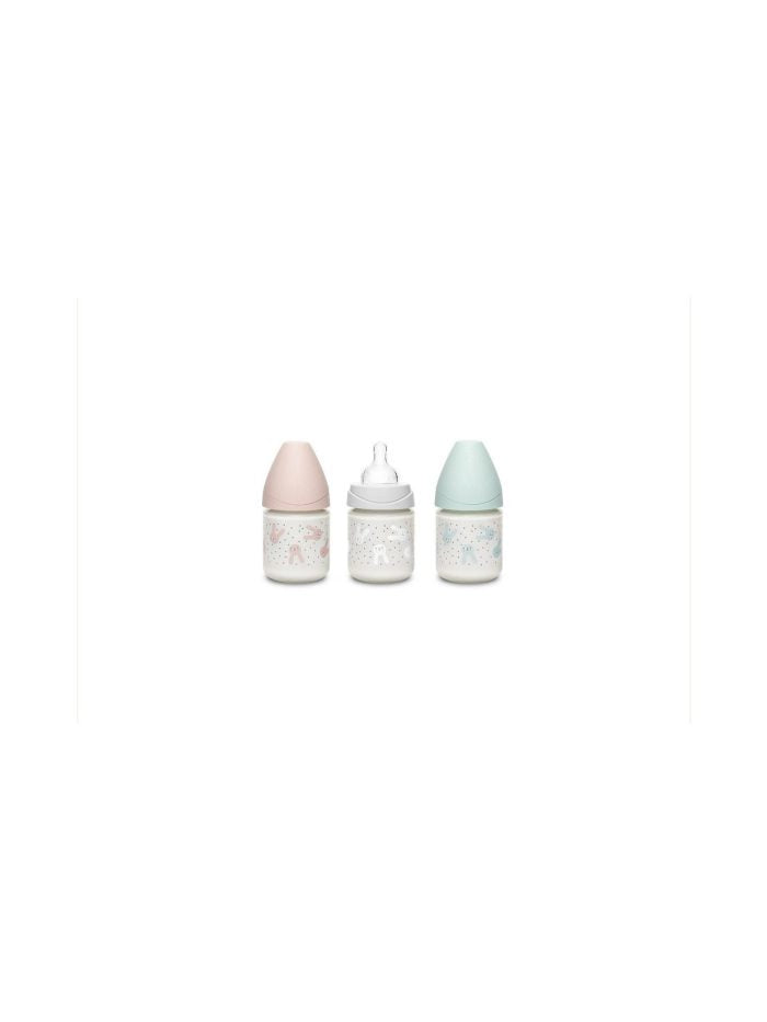 Suavinex Biberão Tetina 3 Posições Silicone 120ml