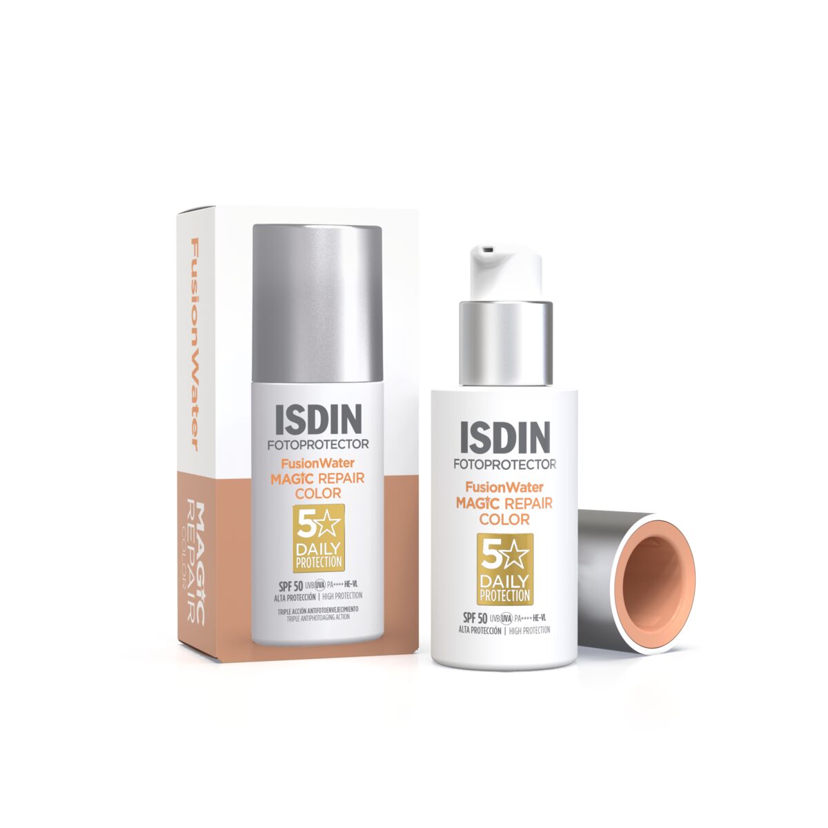 ISDIN FUSION WATER MAGIC REPAIR COLOR CR SPF50 50ML