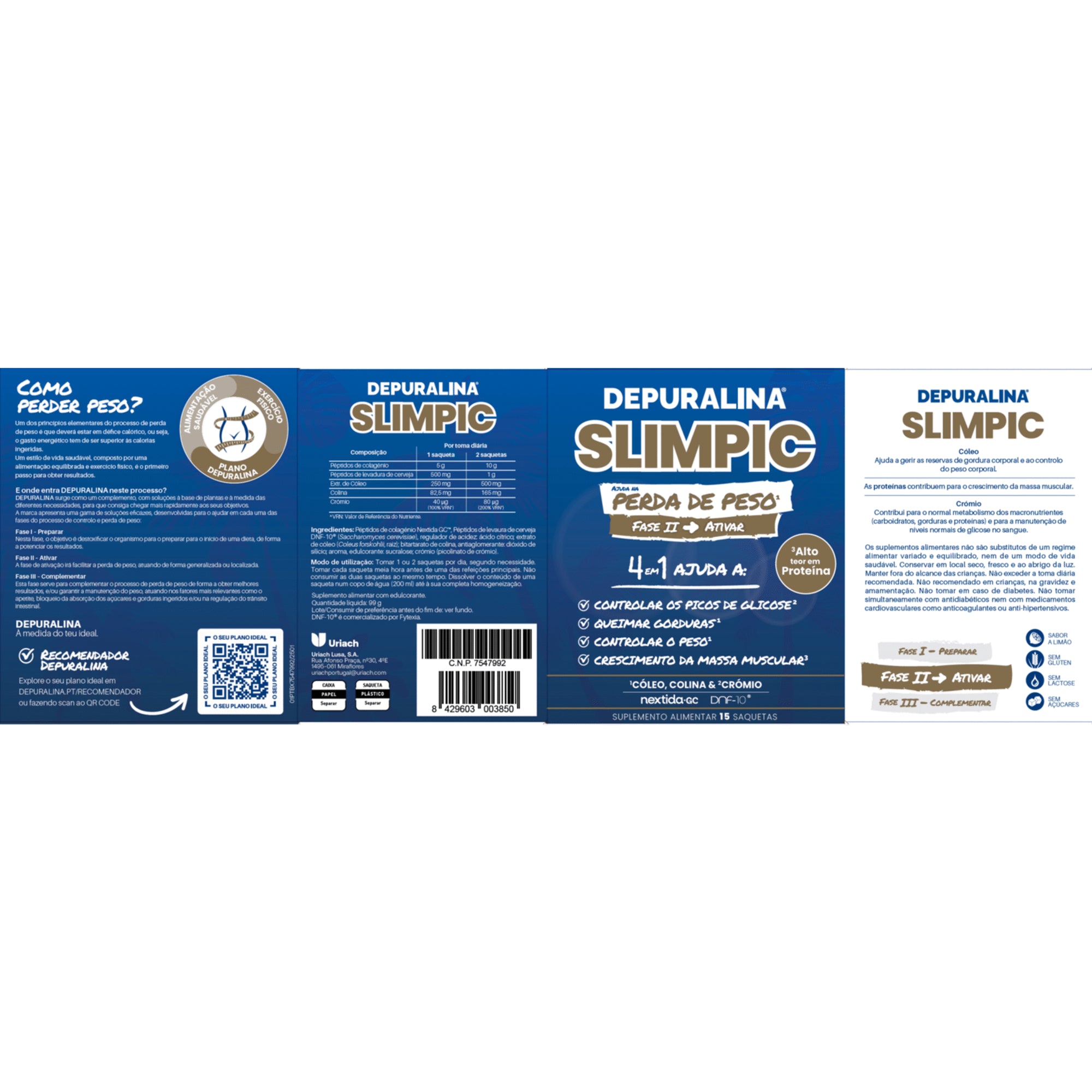 DEPURALINA SLIMPIC SAQ 6,6GX15