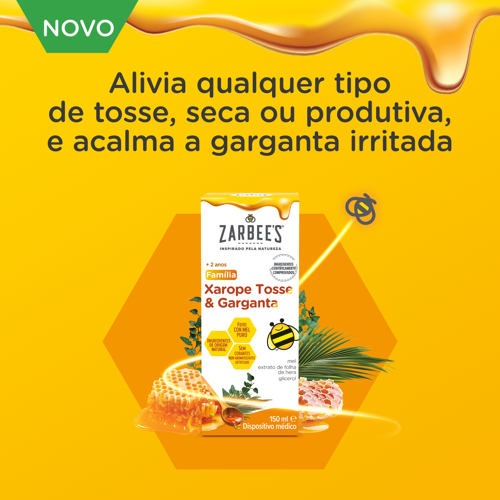 ZARBEE’S XAROPE TOSSE E GARGANTA 150ML