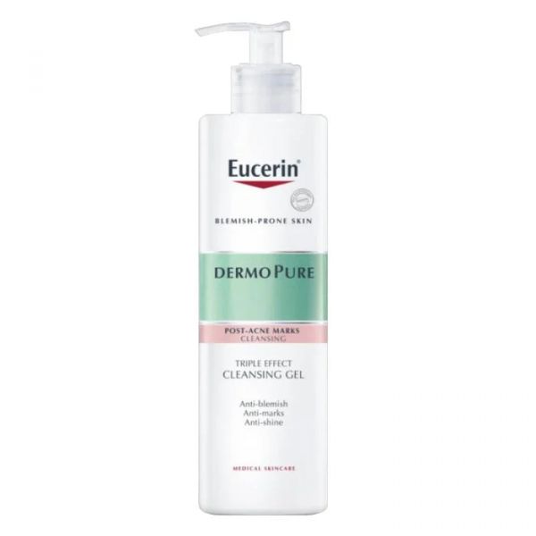 Eucerin DermoPure Oil Control Gel de Limpeza Triplo Efeito 400ml