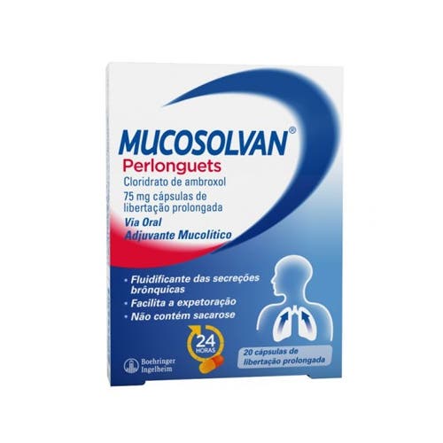 Mucosolvan Perlonguets x 20 cápsulas