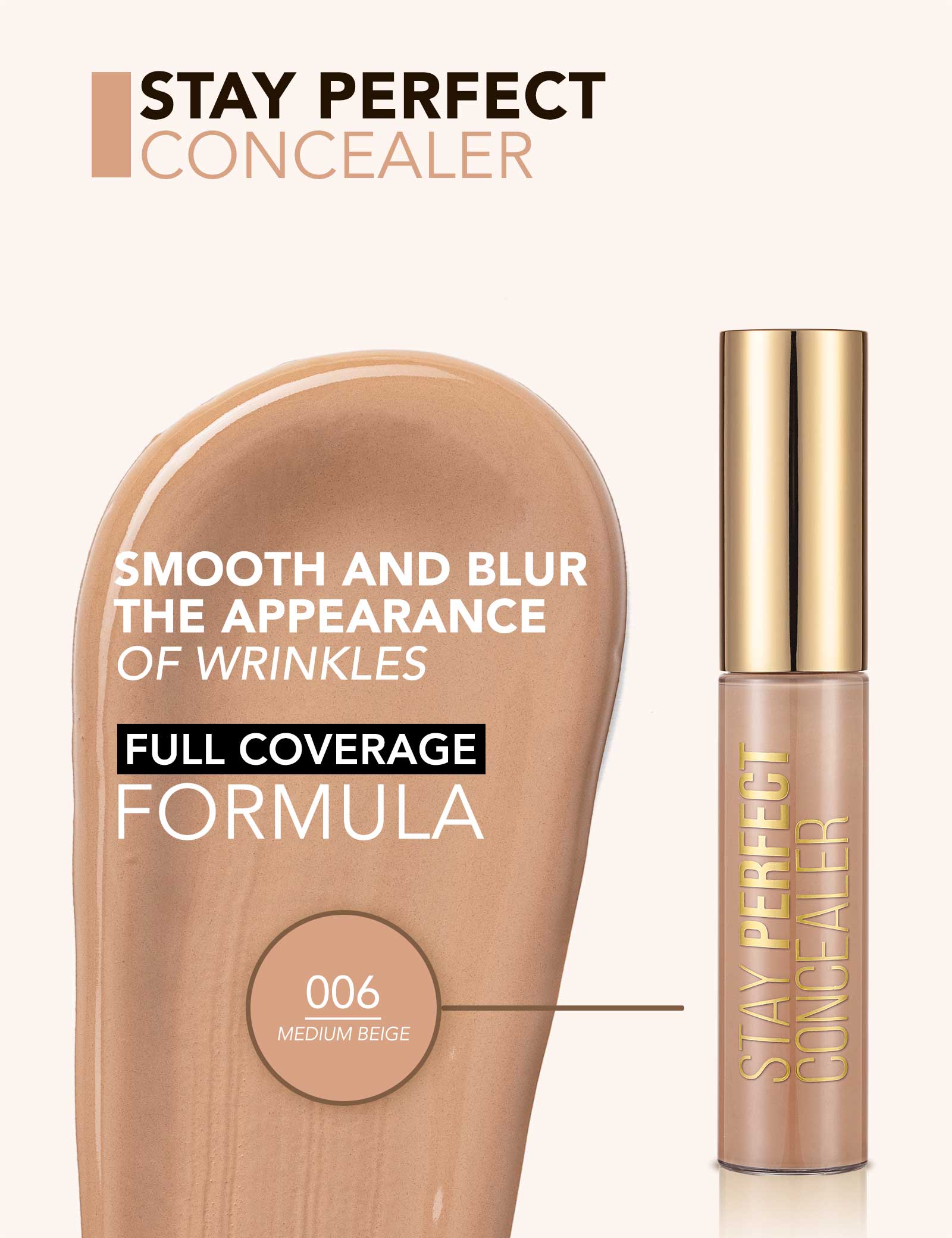 Flormar Concealer Stay Perfect 006