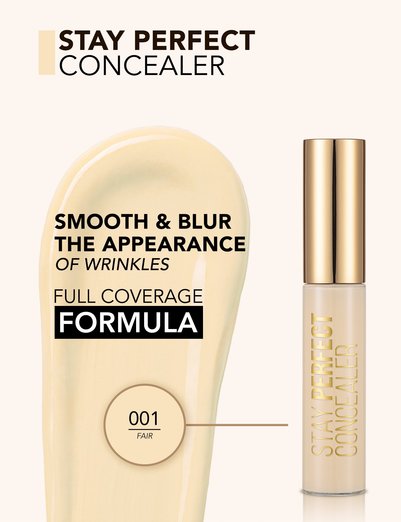 Flormar Concealer Stay Perfect 001