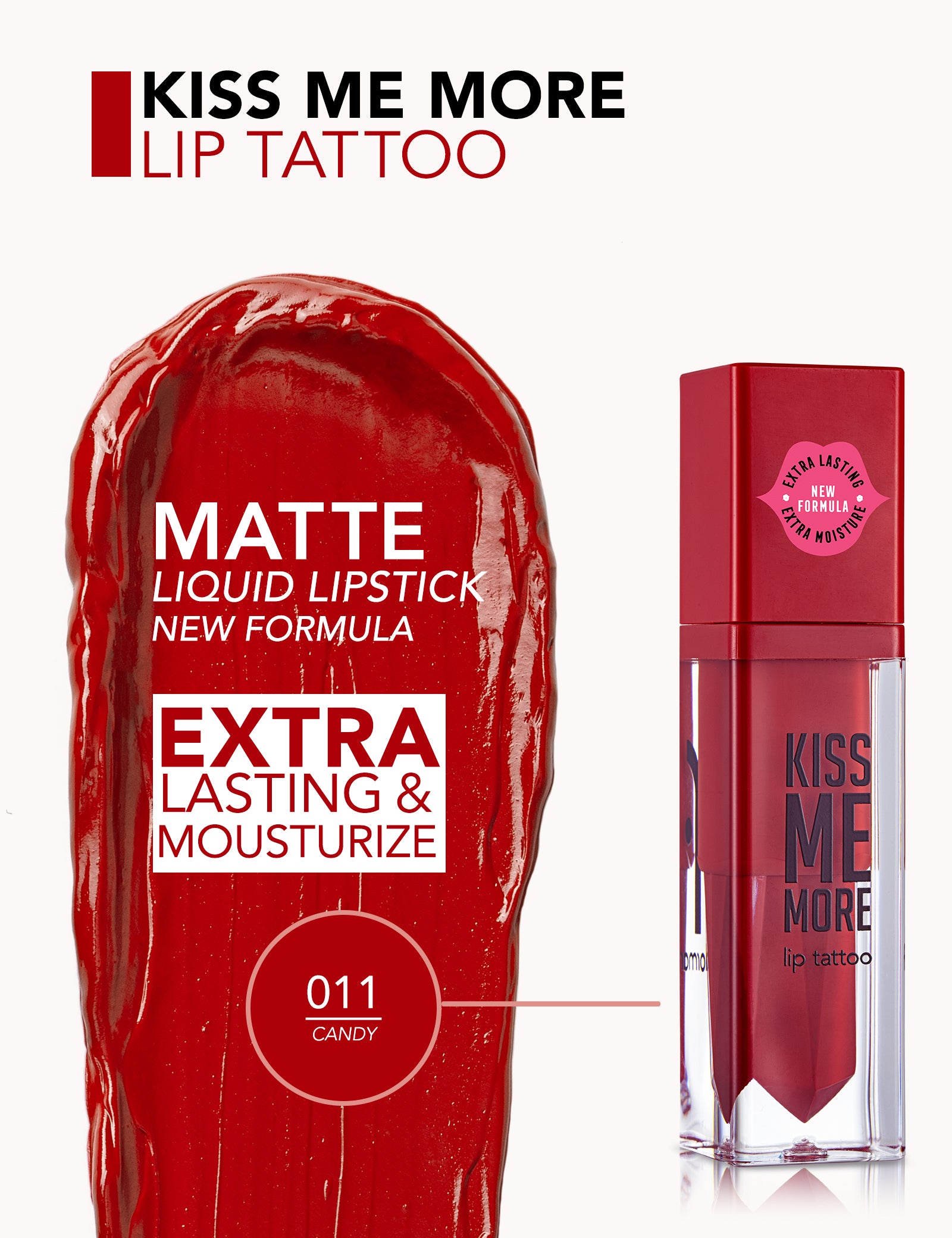Flormar Kiss Me More Lip Tattoo 11 Candy