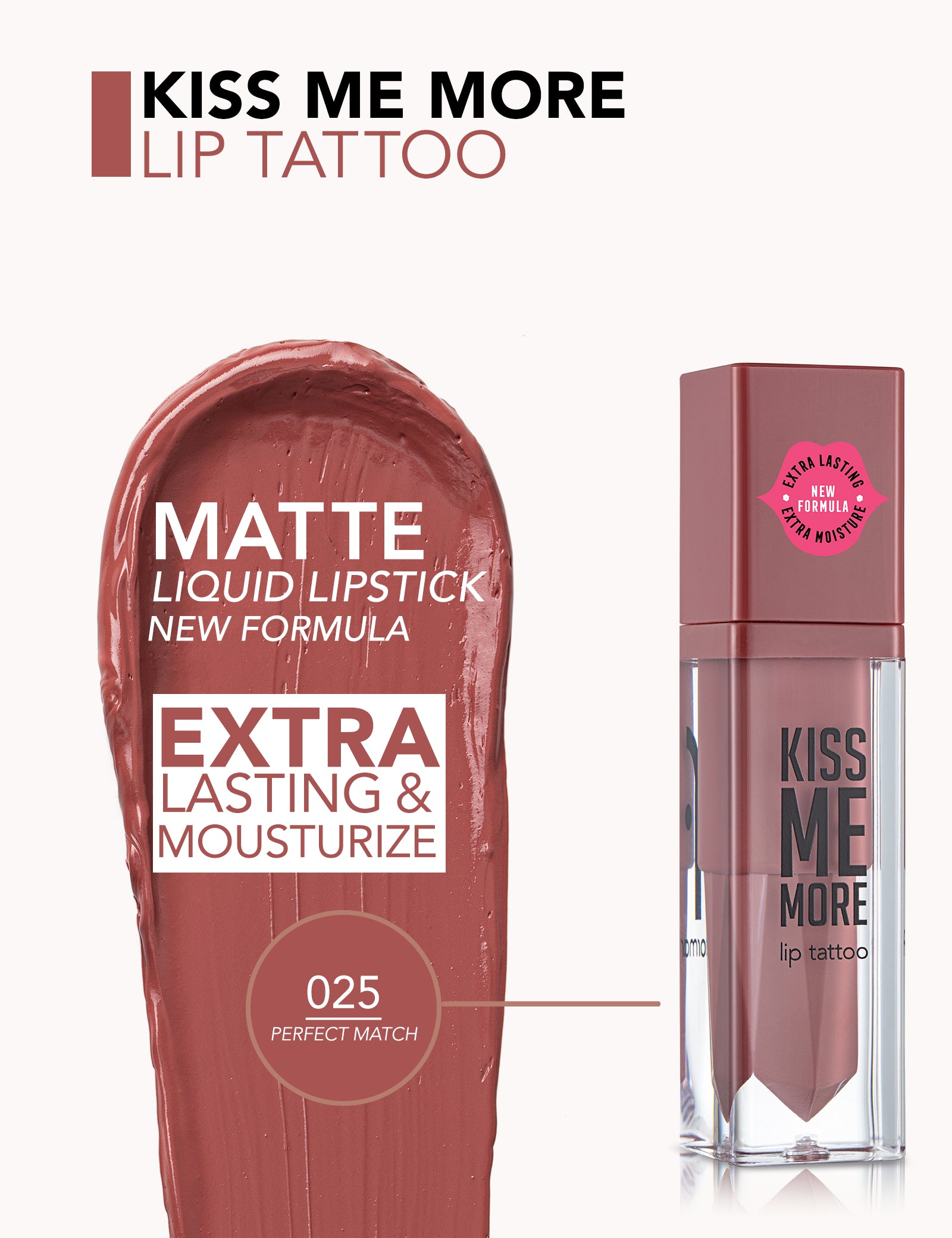 Flormar Kiss Me More Lip Tattoo 25 Perfect Match