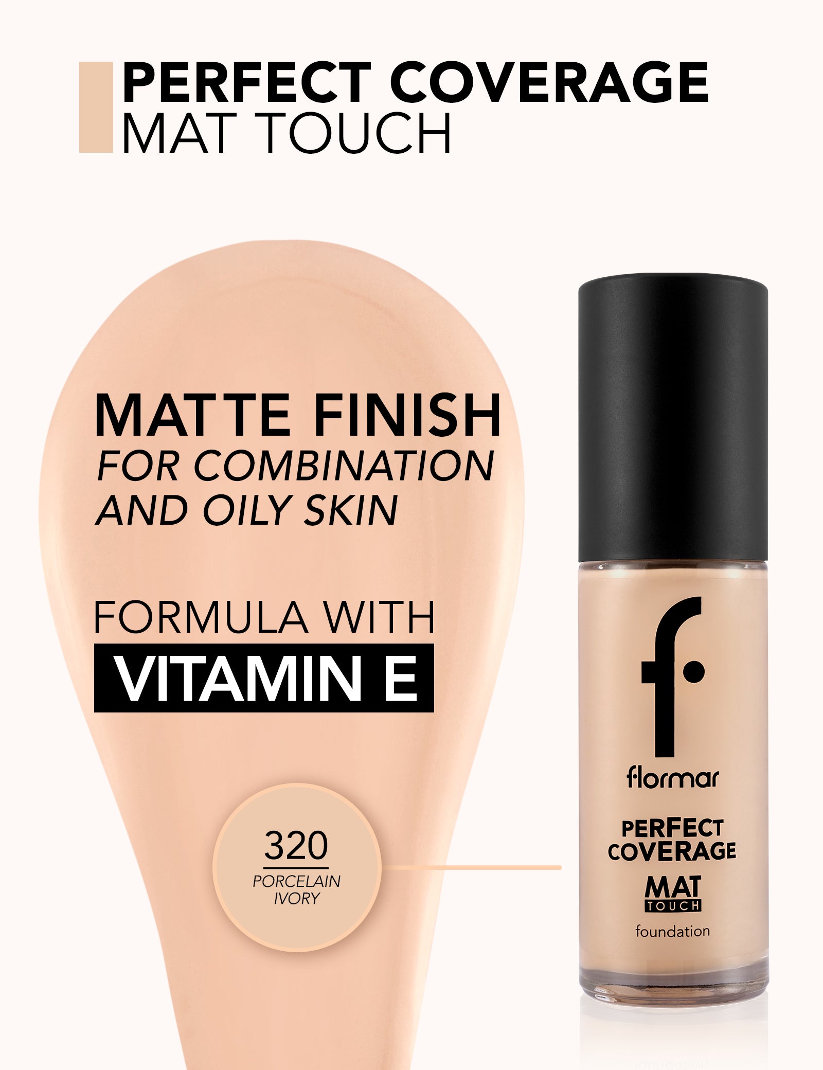 Flormar Mat Touch Foundation 321 Np