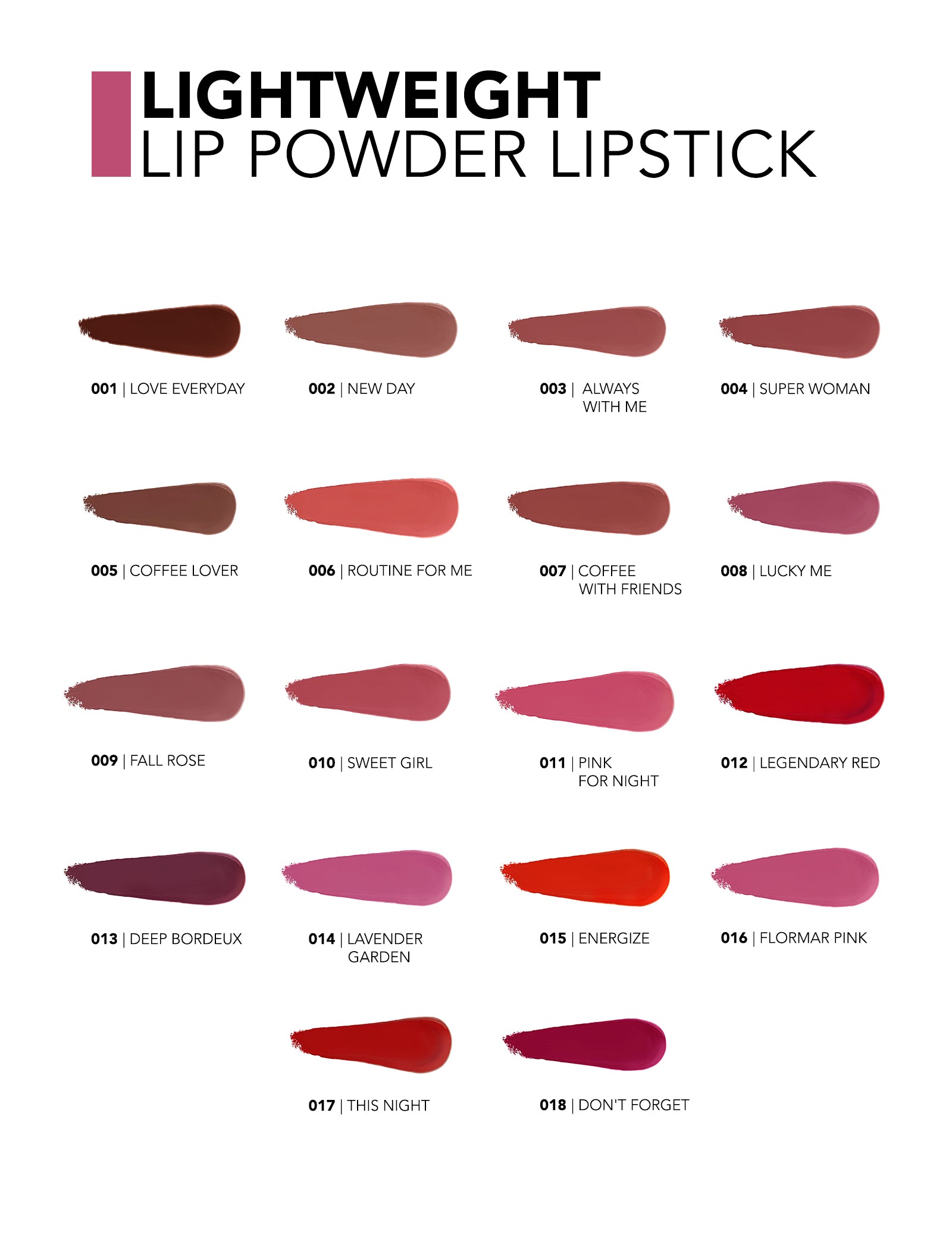 Flormar Lpw Lightweight Lipstick 003