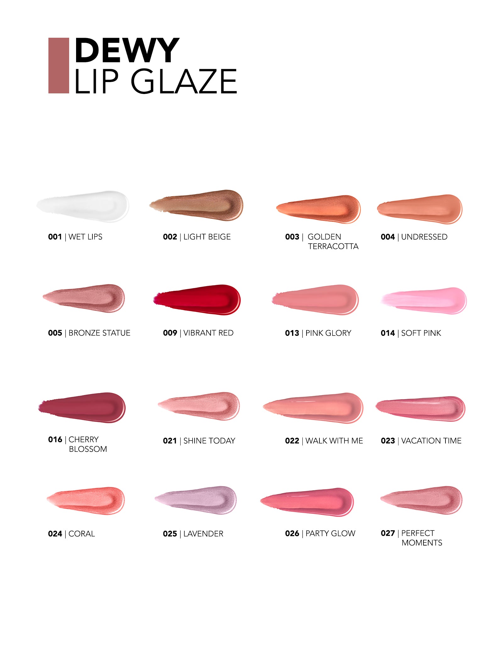 Flormar Dewy Lip Glaze 01 Wet Lips