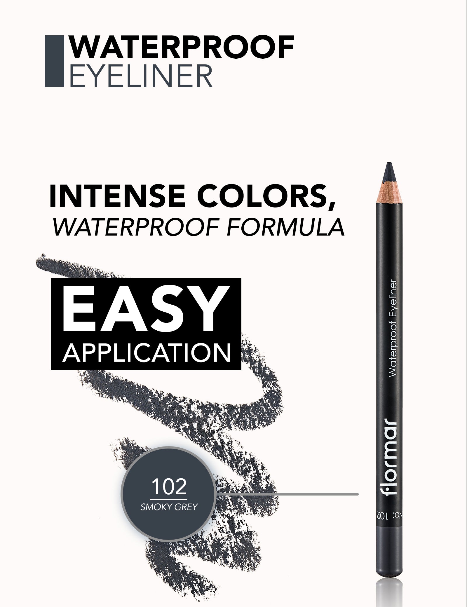 Flormar Waterproof Eyeliner 102