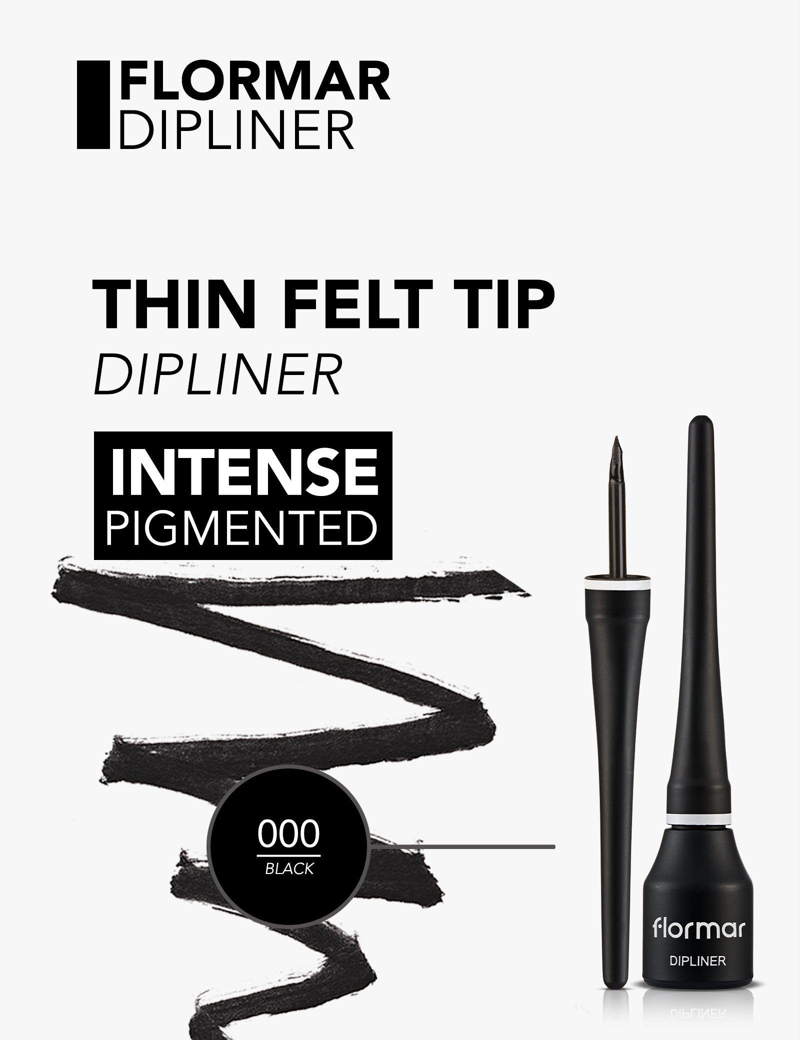 Flormar Dipliner Black