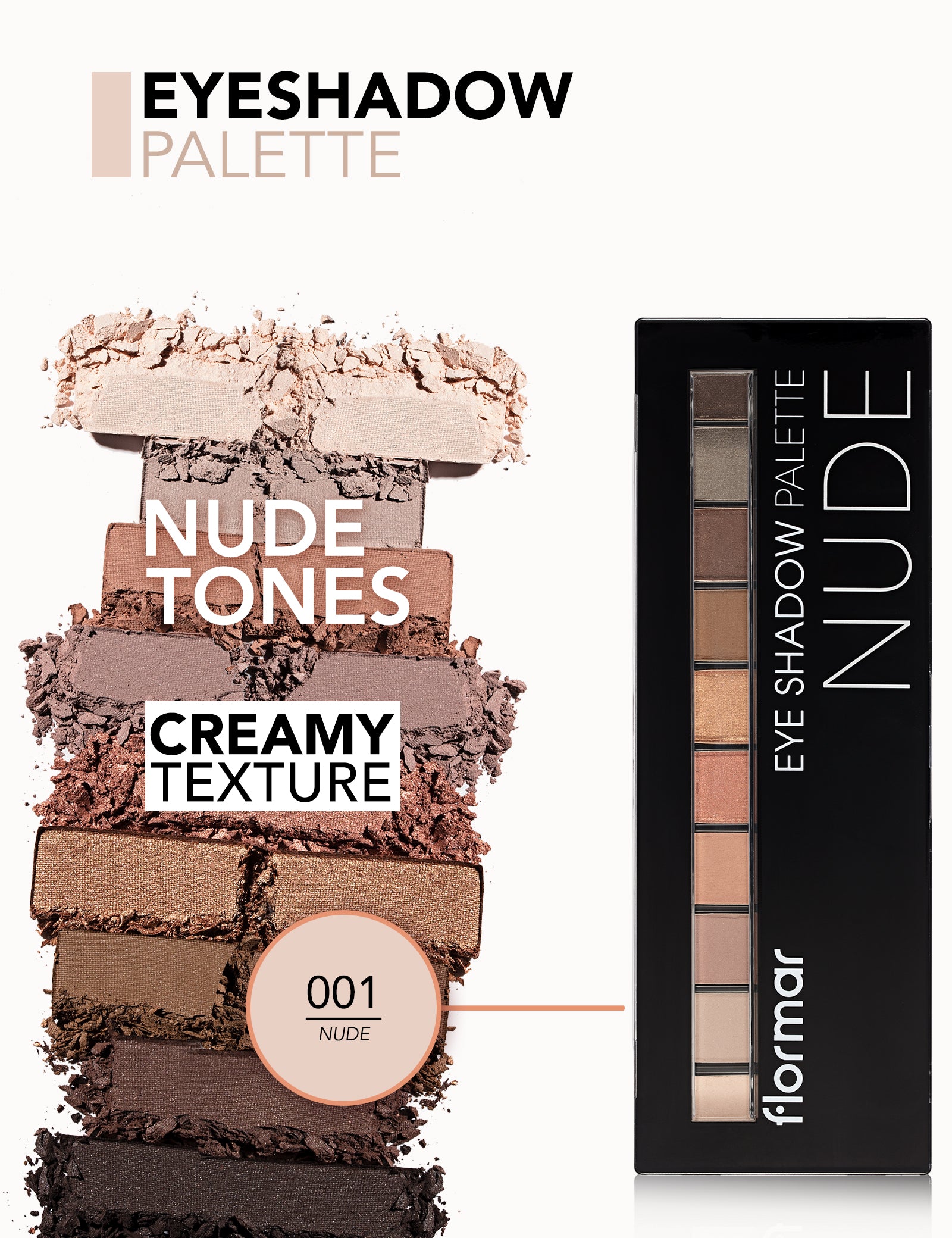 Flormar Eyeshadow Palette 01 Nude