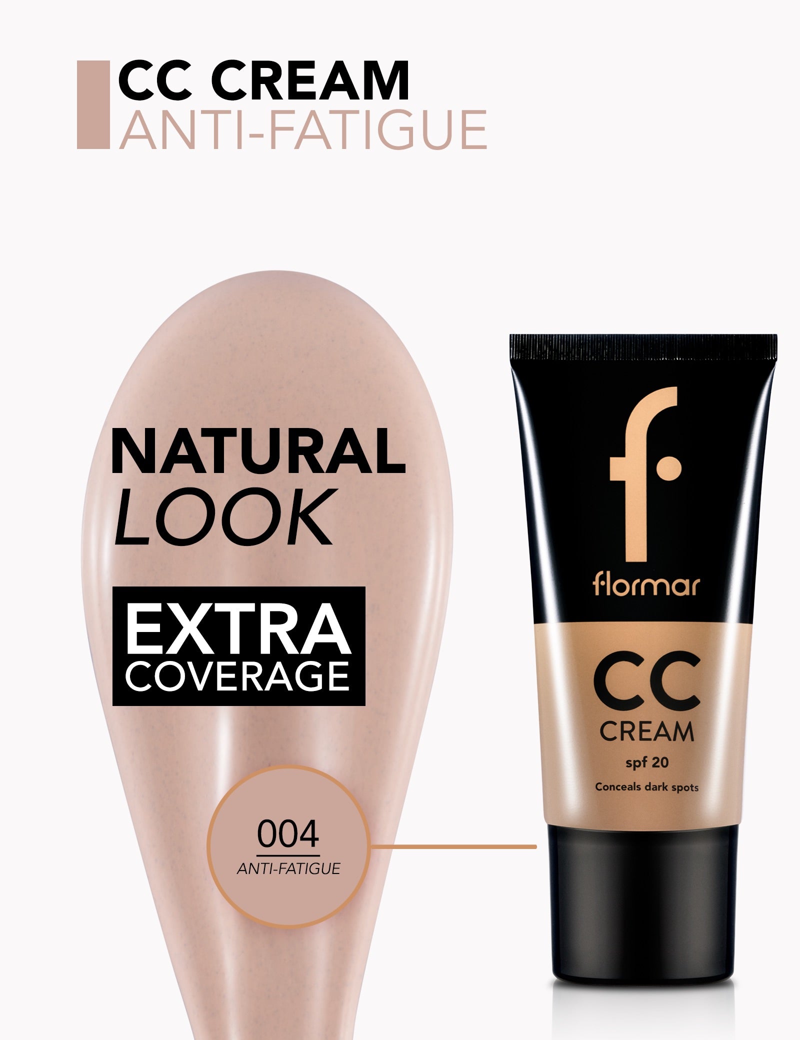 Flormar Cc Cream 04 Beige Anti-Fadigue