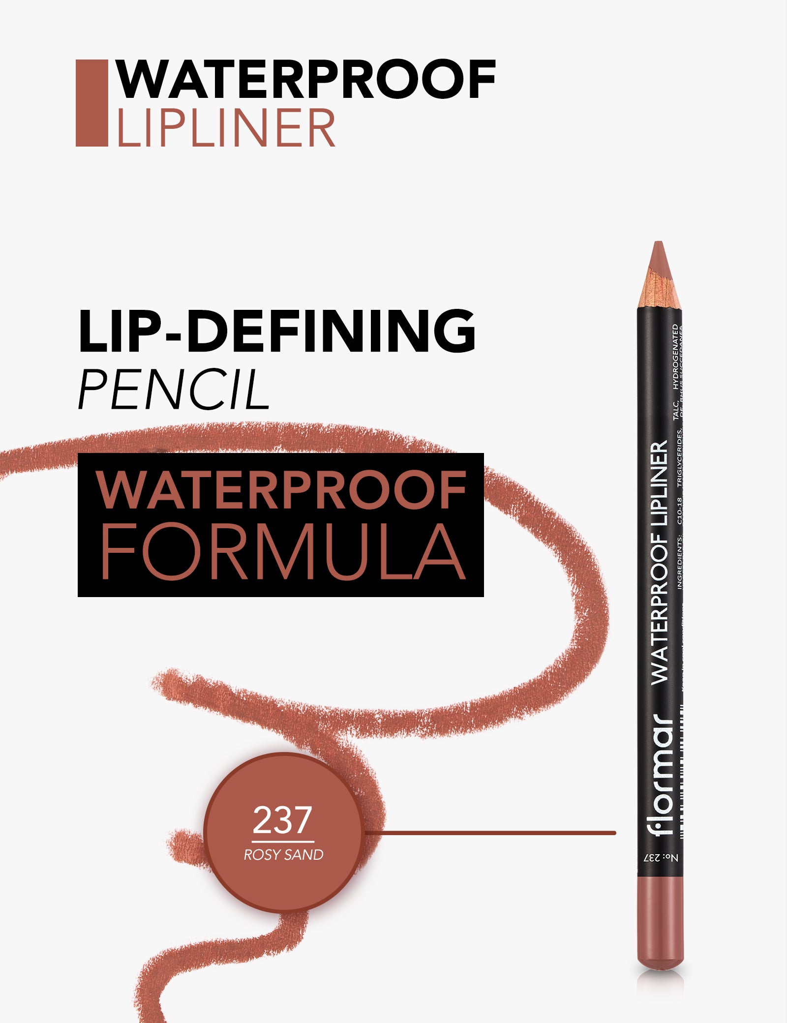 Flormar Waterproof Lipliner 237