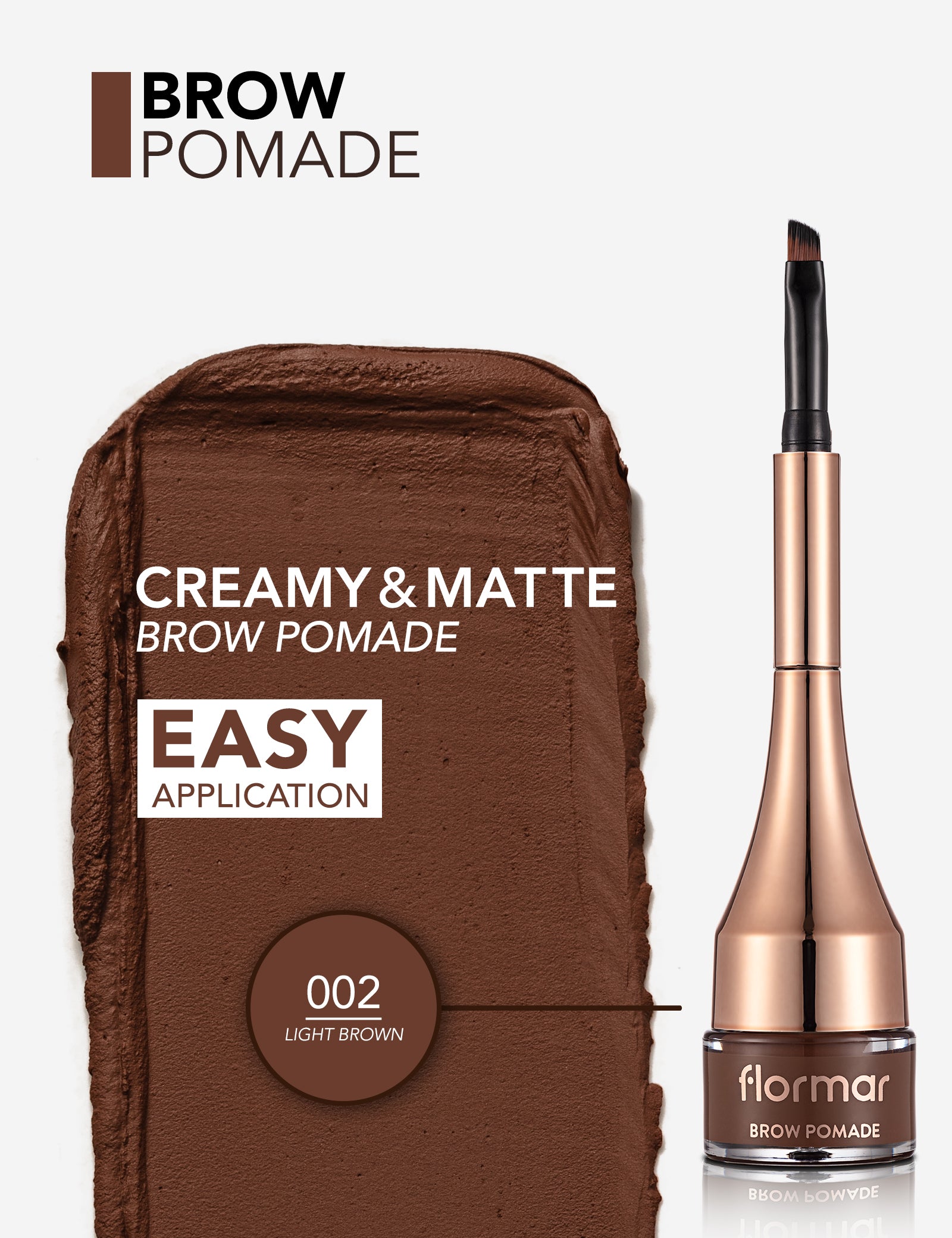 Flormar Brow Pomade 02 Light Brown