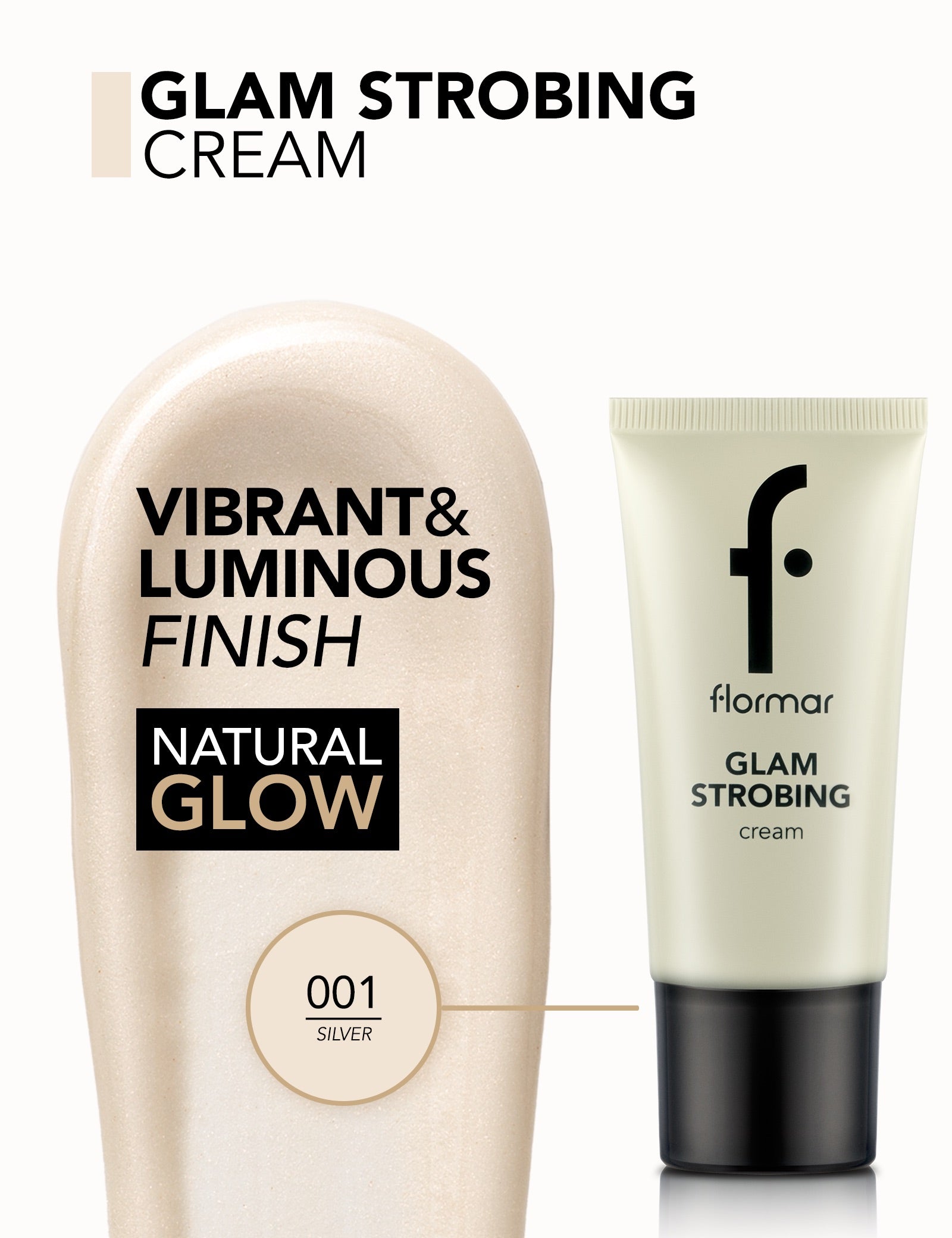 Flormar Glam Strobing Cream 01 Silver