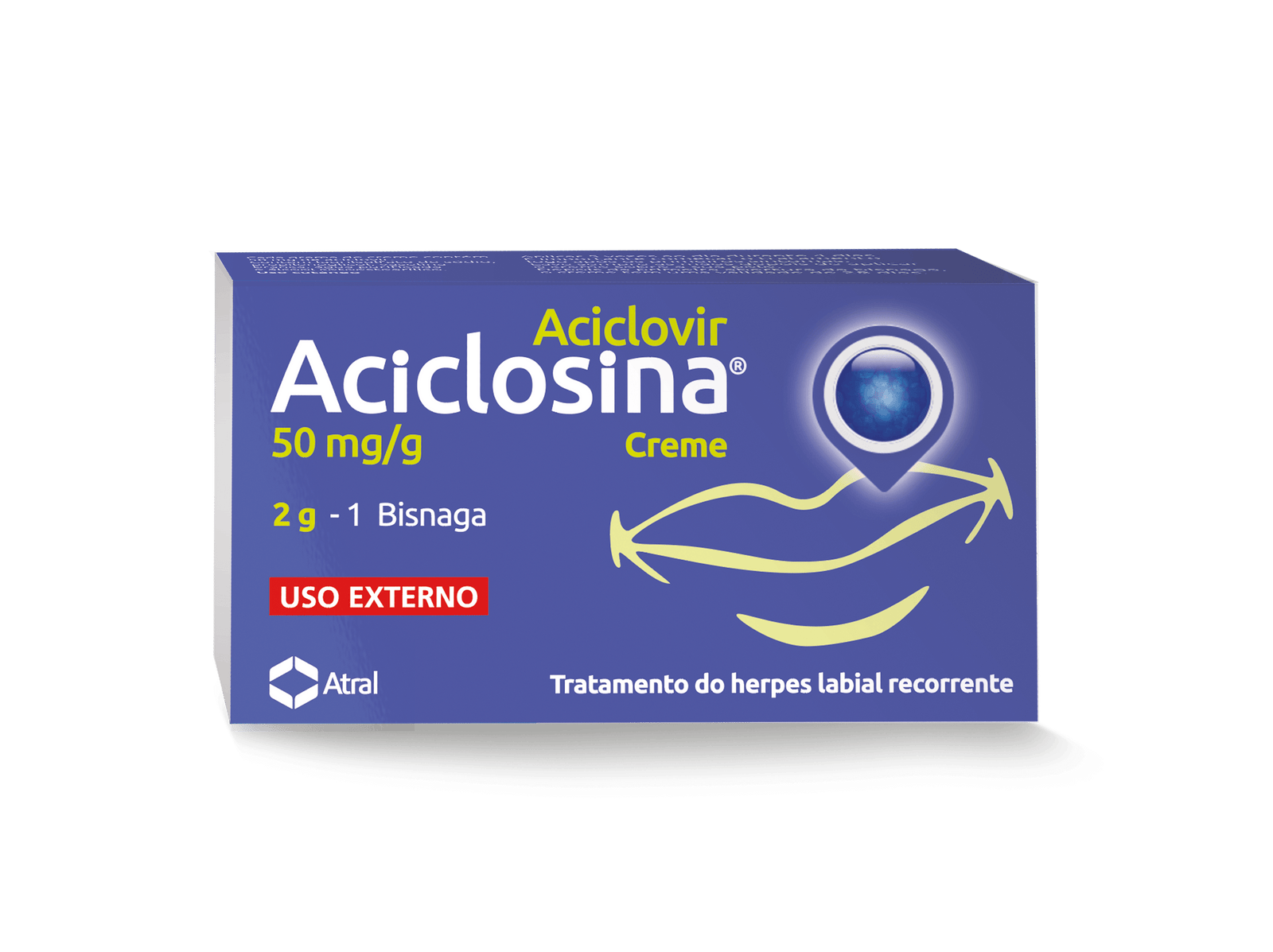 Aciclosina 50 mg/g x 2 g Creme