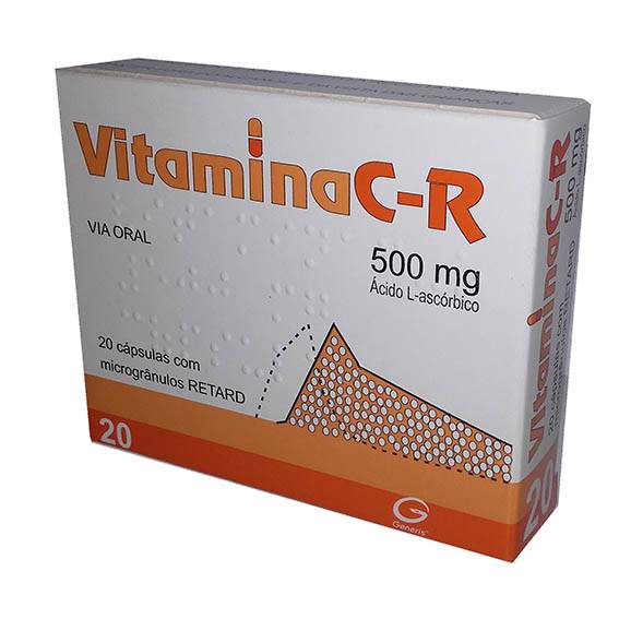 Vitamina C-R 500mg x 20 unidades