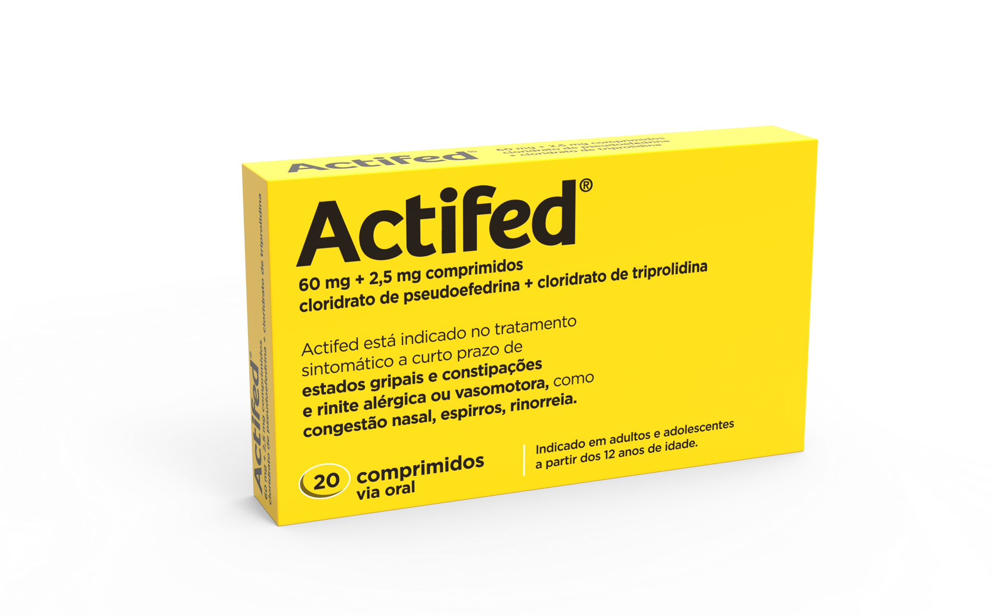 Actifed, 60/2,5 mg x 20 comp