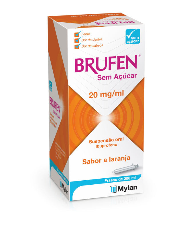 Brufen Sem Açucar 20 Mg/Ml, Suspensão Oral