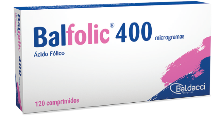 Balfolic Ácido Fólico 400 µg 120 comprimidos