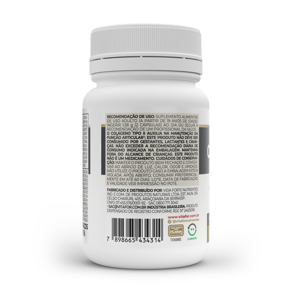 Vitafor, Colagentek® Tipo II, 30 Cápsulas