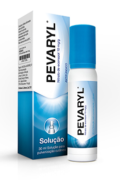 Pevaryl 10 mg/g x 30 ml Sol Pulv Cut