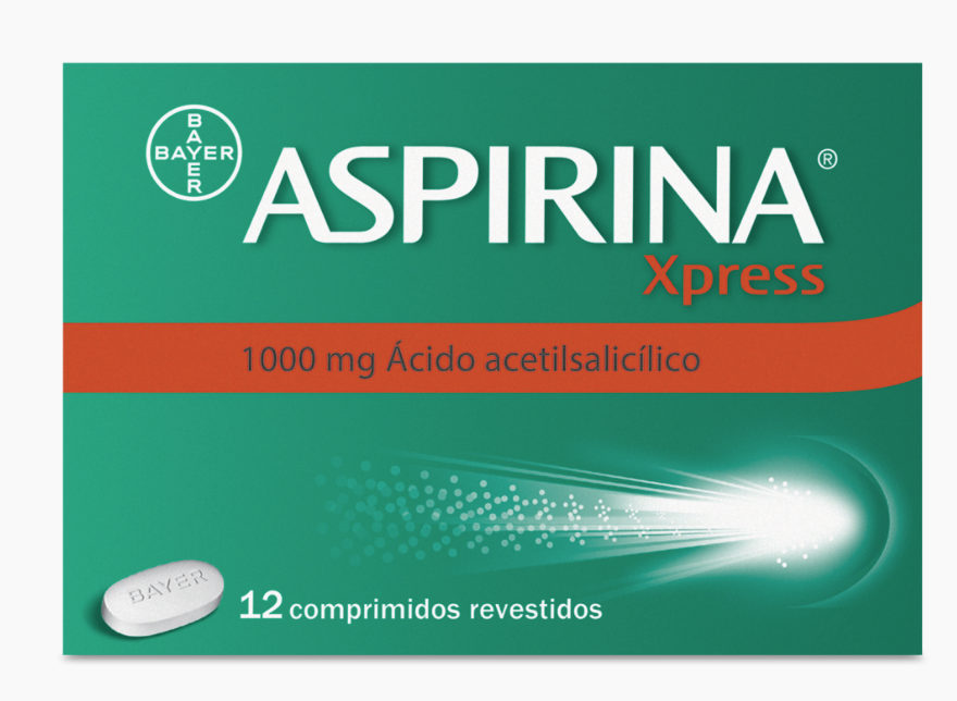 Aspirina Xpress 1000 mg x 12 Comp Rev