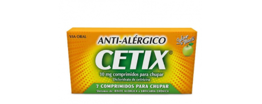 Cetix 10 mg x 14 Comp Chupar