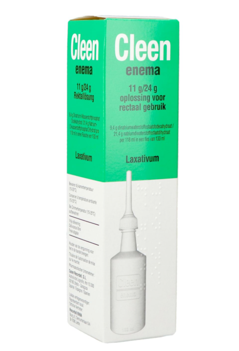 Cleenema 181/80 mg/ml x 1 Enema Sol Frasco - 118 ml