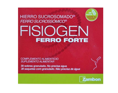 Fisiogen Ferro Forte Saq Grn x 30