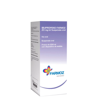 Ibuprofeno Farmoz 20 mg/ml x 200 ml Susp Oral