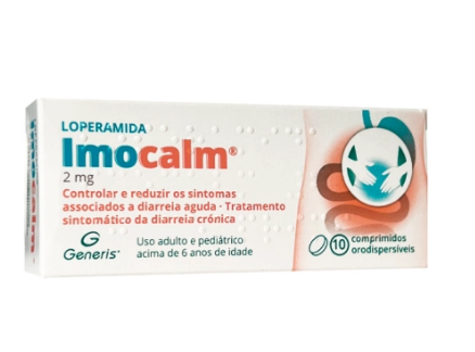 Loperamida Imocalm 2 mg x 10 Comp Orodisp