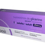 Supositórios de Glicerina (basi) Adulto 2000 mg x 12 Sup