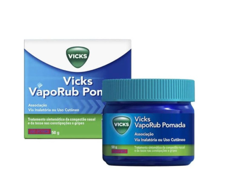 Vicks Vaporub Pomada 50g – pomada descongestionante para tosse e constipações