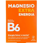 Frasco de Magnésio Extra Energia com Vitamina B6 – suplemento para energia, cansaço e fadiga