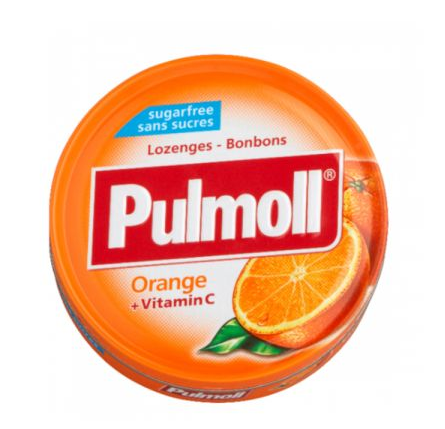 Pulmoll Pastilhas Laranja + Vitamina C sem Açucar