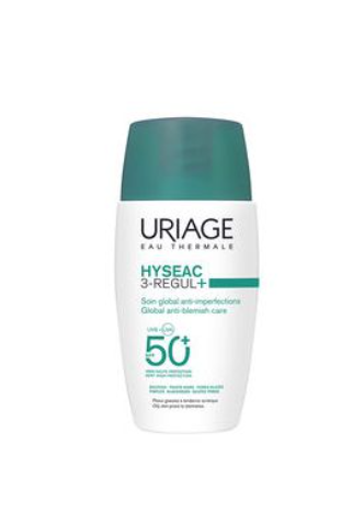 Uriage Hyséac 3 Regul+ Cuidado Anti-Imperfeições SPF50+ 50ml