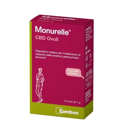MONURELLE CBD OVULOS X10