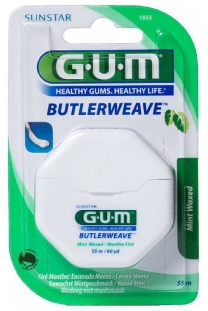 G.U.M Fio Dentário Mint 1855 encerado 55m