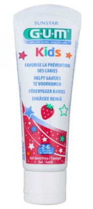 Gum Junior Gel Dentifrico Morango - 50ml