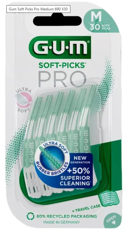 Gum Soft Picks Pro Medium 690 X30