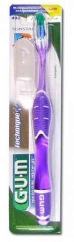 G.U.M Technique+ Escova Dentes Compacta Média 493